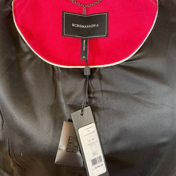 NWT BCBGMaxAzria Pink Winter Coat - Picture 3 of 10